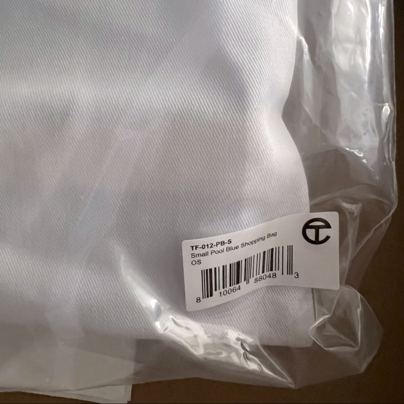 NWT Telfar Small Pool Blue Shopping Bag - Picture 10 of 15
